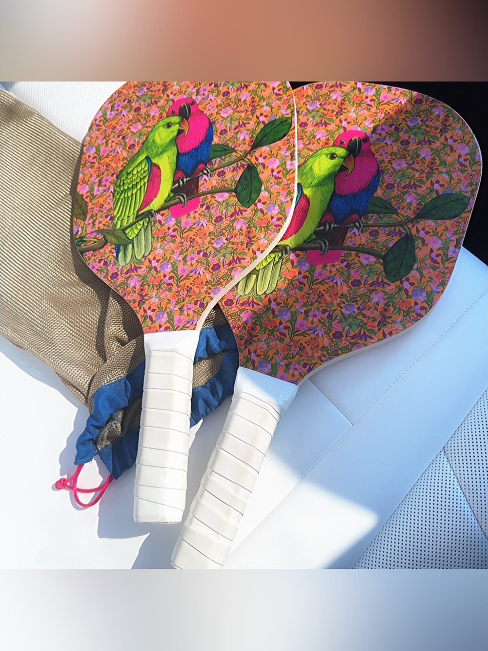 Maeve by Anthropologie pickleball paddles set used